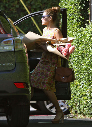  Eva - Picks Up Flowers in California - June 19th, 2012