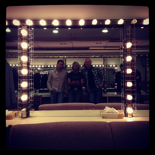  George, Neil and Keith in the dressing room
