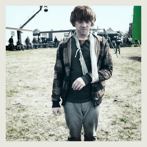  HP and Deathly Hallows BTS تصویر