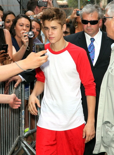 Justin Bieber visits “Late Show With David Letterman” - June 20, 2012