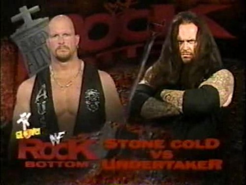 Match Card for Stone Cold vs Undertaker in a Buried Alive Match, 1998