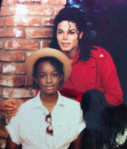 Michael Jackson and his niece Yashi Brown (Rebbie Jackson's daughter) 2300 Jackson St music video 