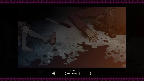 Momoand her mother bloody scene in the PSP