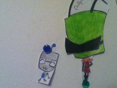  My picture of Zim and GIR