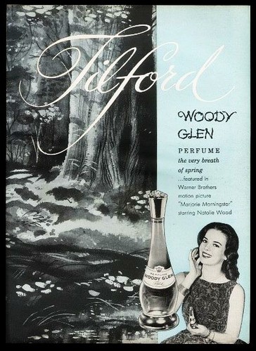 Nat's perfume called Woody Glen