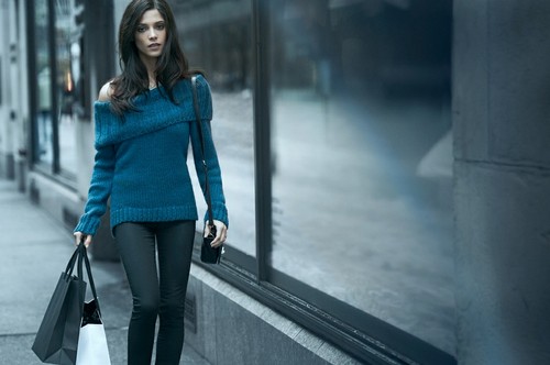 New outtakes of Ashley's Fall 2012 DKNY Jeans campaign. 