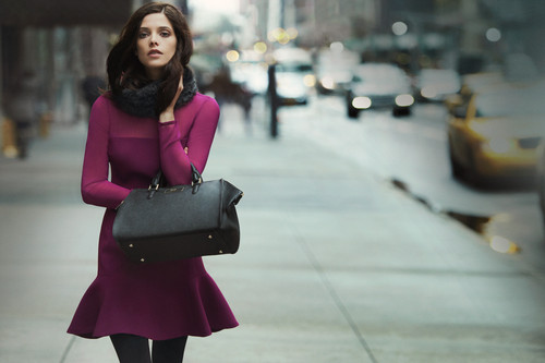New outtakes of Ashley's Fall 2012 DKNY campaign. 