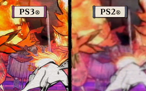 Okami PS2-PS3 Comparison