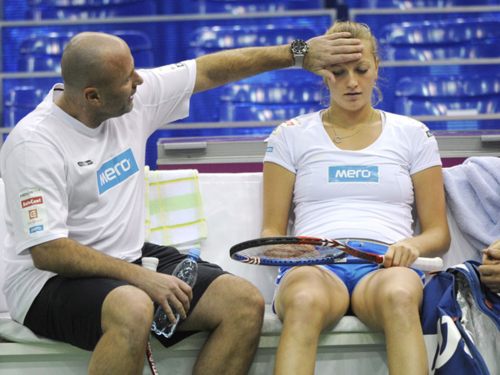  Petra Kvitova and coach David Kotyza