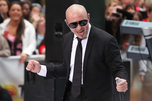  Pitbull Performs on 'The Today Show'