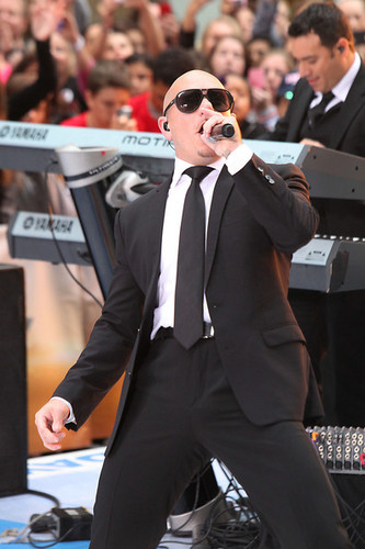  Pitbull Performs on 'The Today Show'