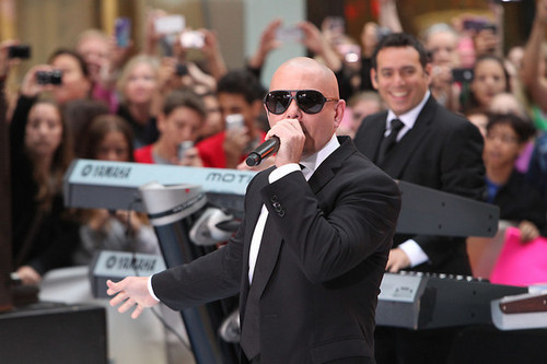 Pitbull Performs on 'The Today Show'