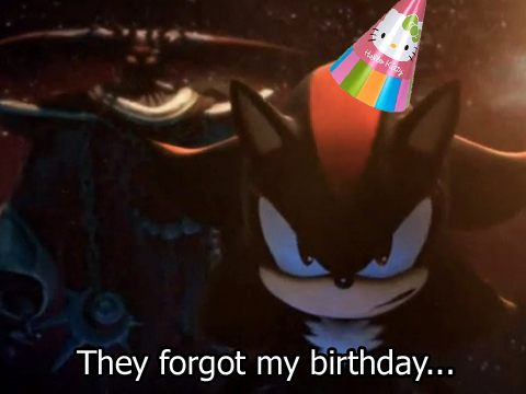  They forgot Shadow's birthday