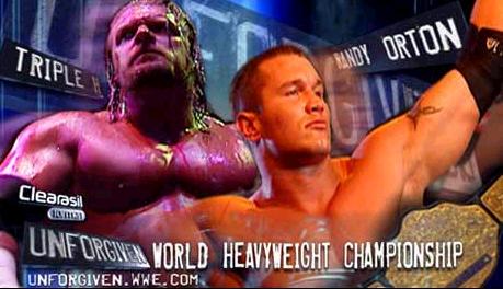 Triple H vs Randy Orton Promo, डब्ल्यू डब्ल्यू ई Unforgiven, 2004