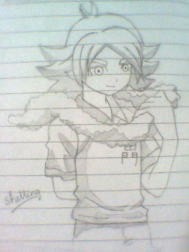  my drawing of Fubuki!!! XD