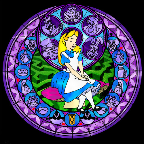  Alice Stained Glass