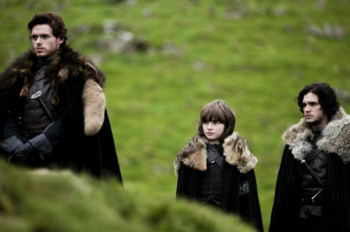  Bran with Robb and Jon