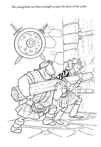 New Brave Coloring Page (A bit Spoiler)
