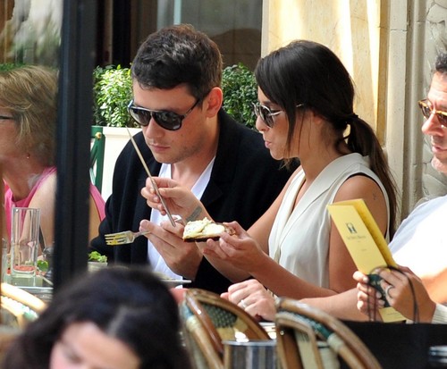  Cory & Lea Have Lunch At Les Deux Magots - July 2, 2012