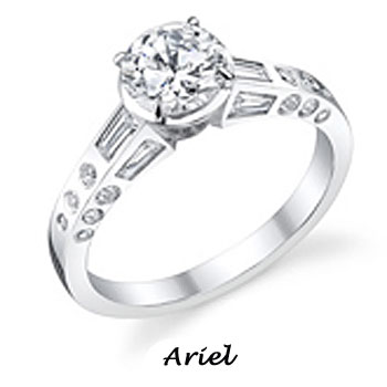  DP engagement rings: Ariel