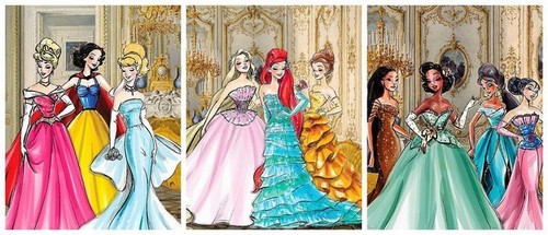  डिज़्नी Designer Princesses Banner