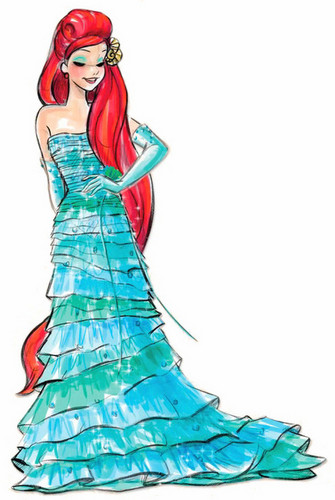  ディズニー Designer Princesses: Ariel