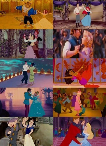  迪士尼 Princesses Dancing