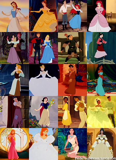  Disney Princesses: Peasants to Princesses