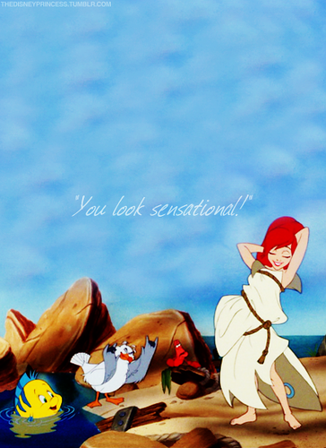  Ariel: "You look sensational!"