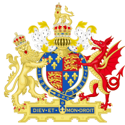  Edward VI's пальто of arms