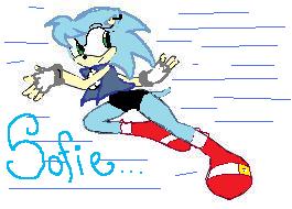 Female Sonic = Sofie The Hedgehog And Plz Do Not Copy