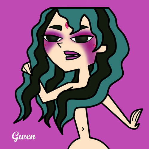  Gwen- photoshoot 1 theme: dramatic makeup