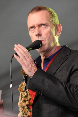  Hugh Laurie at the Cornbury Festival. 2012