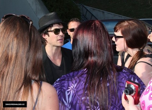 Ian Leaving The Crimson Sky Convention in Vienna