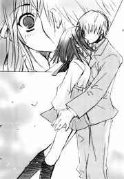  Kyon and Haruhi baciare