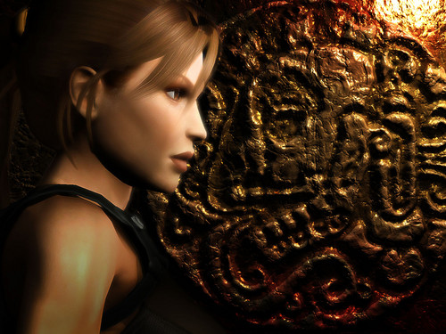  Lara Croft Tomb Raider sa ilalim ng daigdig wolpeyper