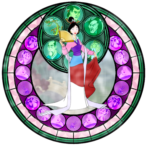  Mulan Stained Glass