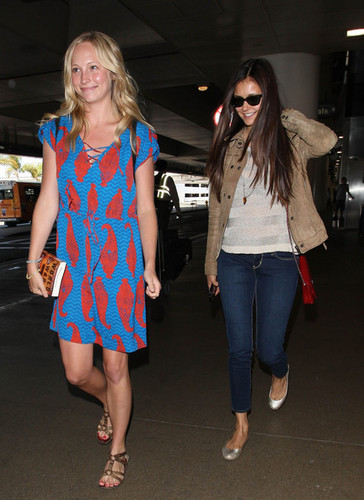  Nina with Candice In LA