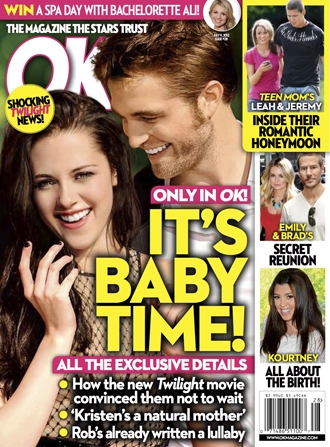  OK Magazine Cover of Robsten