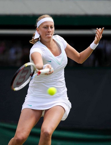  Petra Kvitova hot legs in Wimbledon
