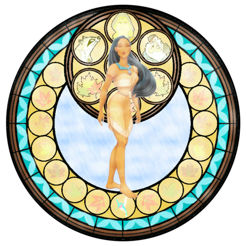  Pocahontas Stained Glass