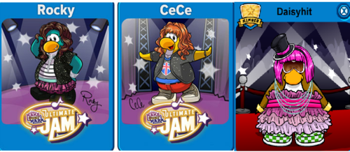  Rocky and Cece on club penguin! plus daisyhit