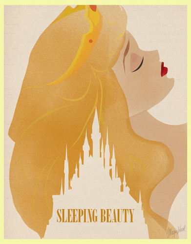 Sleeping Beauty Minimalist Poster