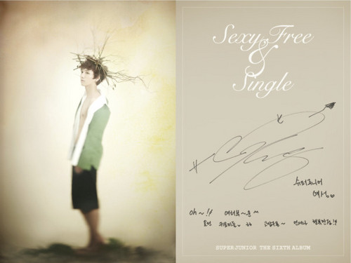  Super Junior Sexy, Free & Single" Booklet