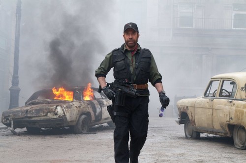 Chuck Norris in The Expendables 2  