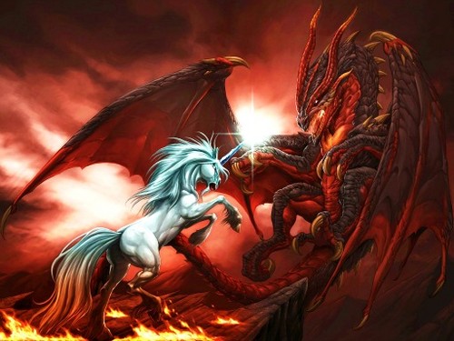  Unicorn and Dragon