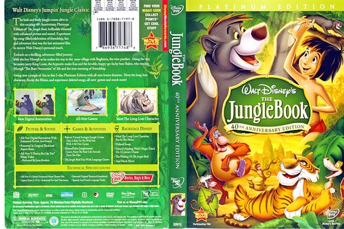  Walt डिज़्नी DVD Covers - The Jungle Book: 2 Disc Platinum Edition