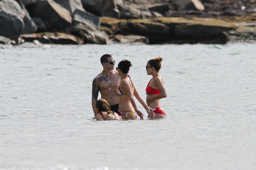Wearing A Bikini At A Beach In Brazil [30 June 2012]