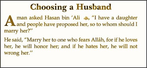  choosing a husband