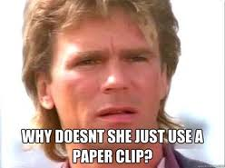  no paperclip?!